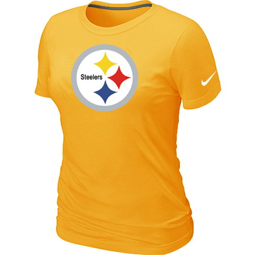 Nike Pittsburgh Steelers Women's Legend Logo Dri-FIT NFL T-Shirt - Yellow